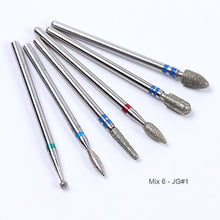 Load image into Gallery viewer, 6pcs Ball Nail Drills Bits Stone Ceramic Milling