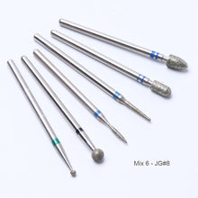 Load image into Gallery viewer, 6pcs Ball Nail Drills Bits Stone Ceramic Milling