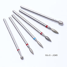 Load image into Gallery viewer, 6pcs Ball Nail Drills Bits Stone Ceramic Milling