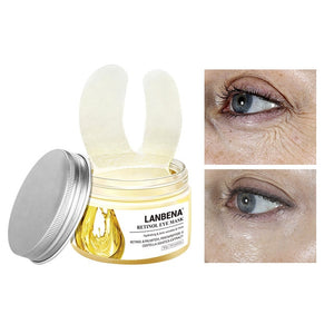 LANBENA Retinol Eye Mask Hyaluronic Acid Eye Patches Serum