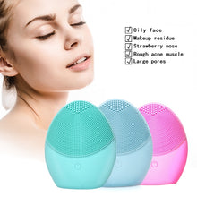 Load image into Gallery viewer, Face Cleaning Brush Electric Facial Cleanser Washing