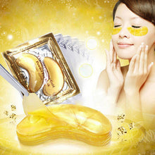 Load image into Gallery viewer, Gold Crystal Collagen Eye Mask