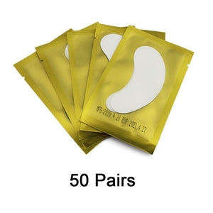 Eye Pads 50/100 Eyelash Under Eye Pads Lint Free Patches For Eyelash