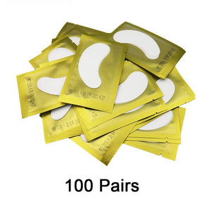 Eye Pads 50/100 Eyelash Under Eye Pads Lint Free Patches For Eyelash