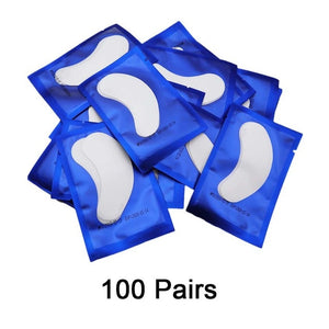 Eye Pads 50/100 Eyelash Under Eye Pads Lint Free Patches For Eyelash