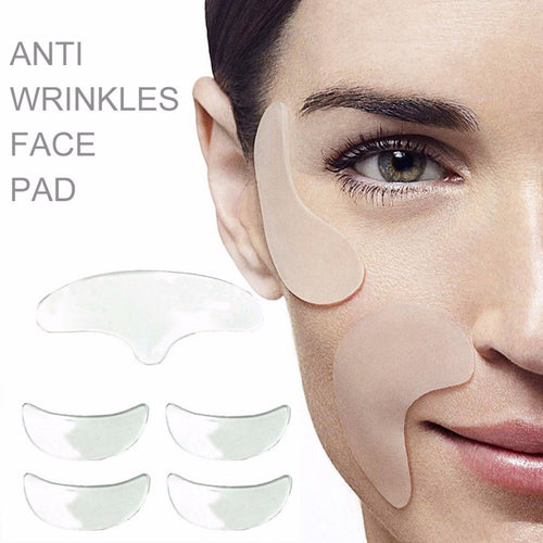 5pcs Silicone Anti Wrinkle Eye Pad