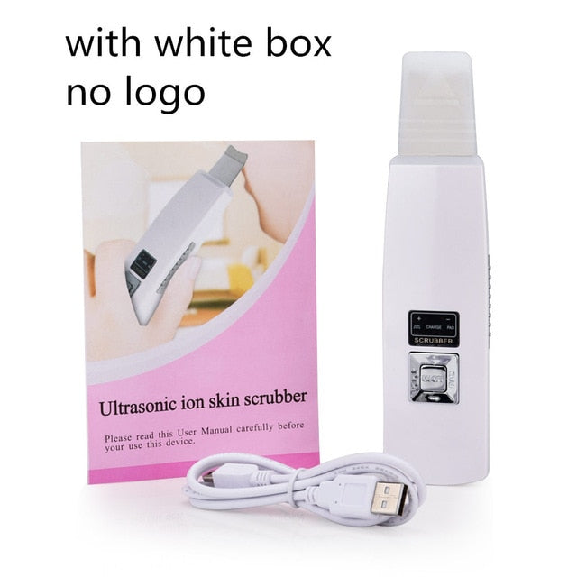 Ultrasonic Skin Scrubber Face Spatula Blackhead Removal
