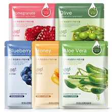 Load image into Gallery viewer, HanChan Aloe and V7 Fruits All kinds of Skin Care Plant Facial Mask