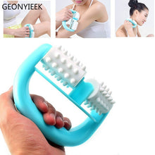 Load image into Gallery viewer, Blue D Type Fat Control Roller Massager Cellulite