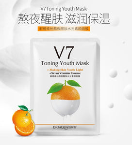 HanChan Aloe and V7 Fruits All kinds of Skin Care Plant Facial Mask